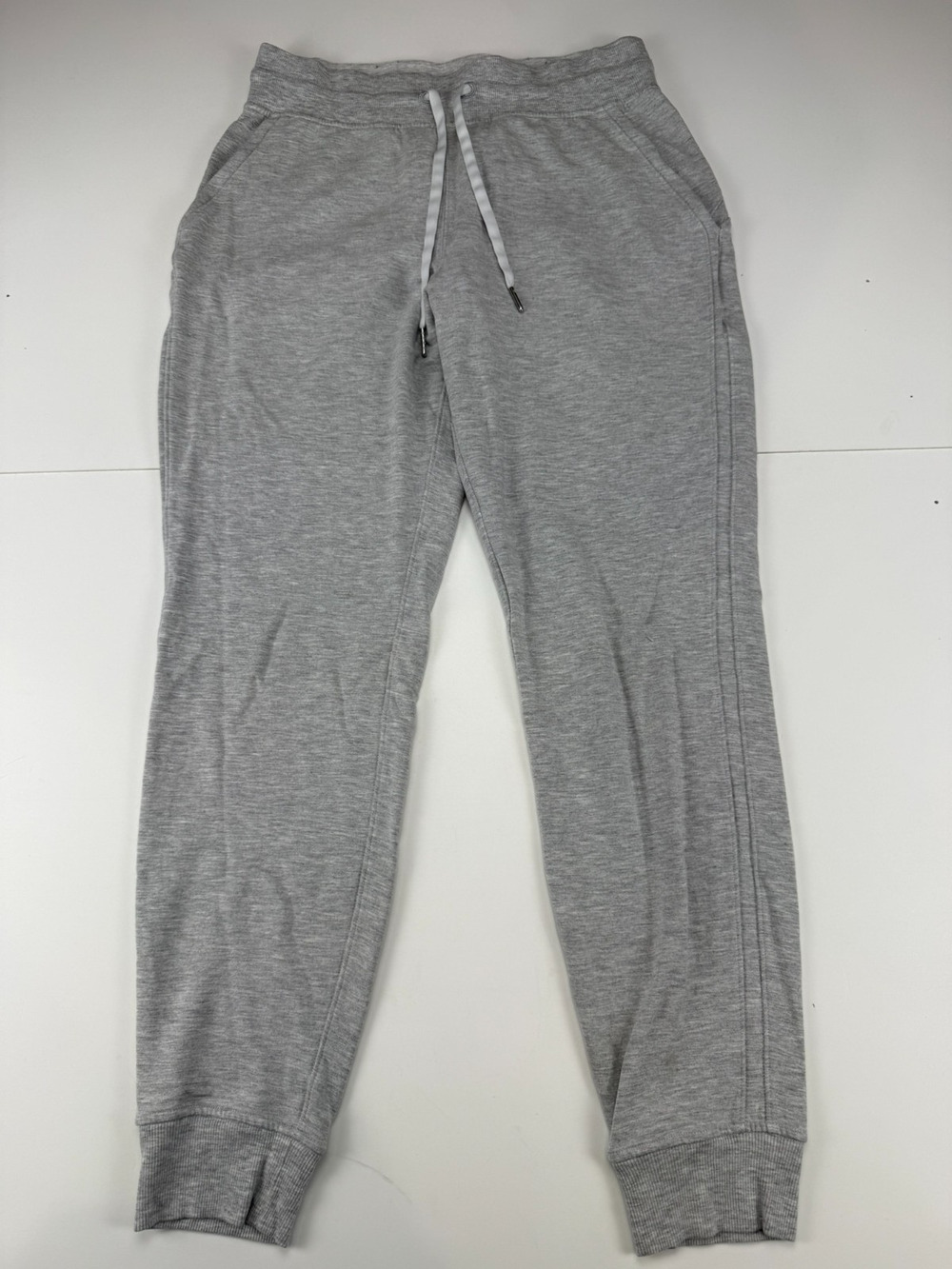 Lululemon Warm Down SoftTouch Jogger Womens 6 Heather Gray Modal Sweatpants
